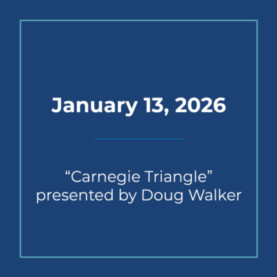 January 13 2026 Luncheon - In Person Only