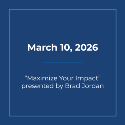 March 10 2026 Luncheon - In Person Only