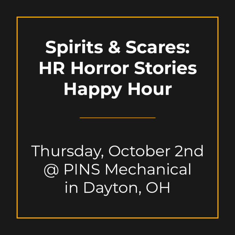October 2 2025 - Spirits & Scares: HR Horror Stories Happy Hour