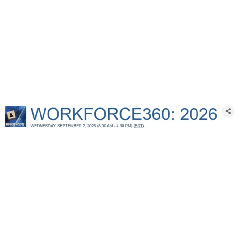 2026 - September 2 - WORKFORCE360: 2026